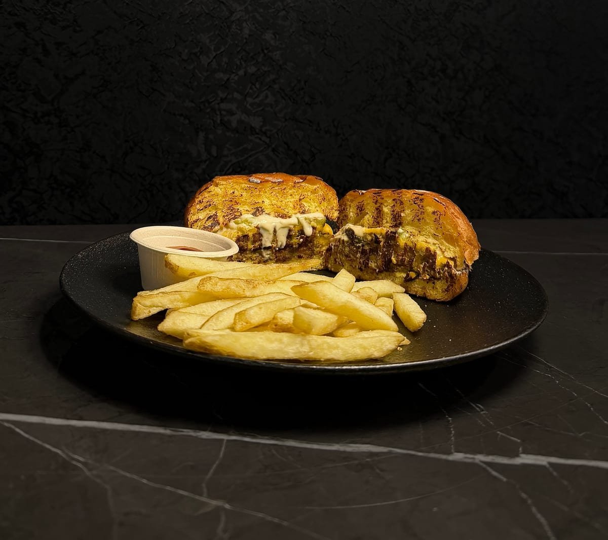 Double Falafel Burger